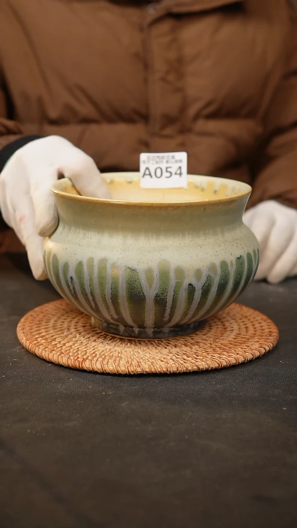 【闪购商品】瓷片054泥泥手工花盆