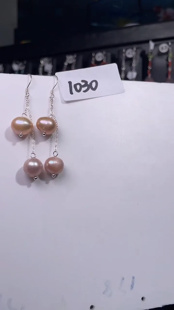 未镶嵌耳饰淡水珍珠喜欢拍