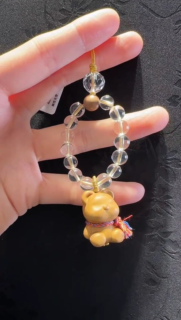 未镶嵌手绳水晶小熊款