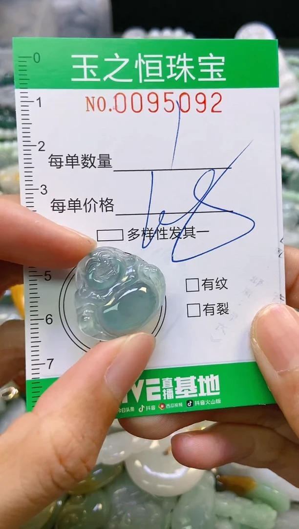 翡翠未镶嵌颈饰闪购0095092