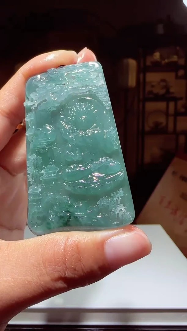 定制翡翠未镶嵌L-@@QJYD042647