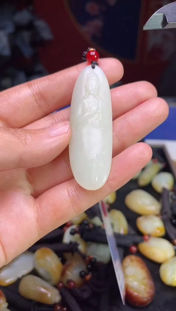 颈饰未镶嵌和田玉123