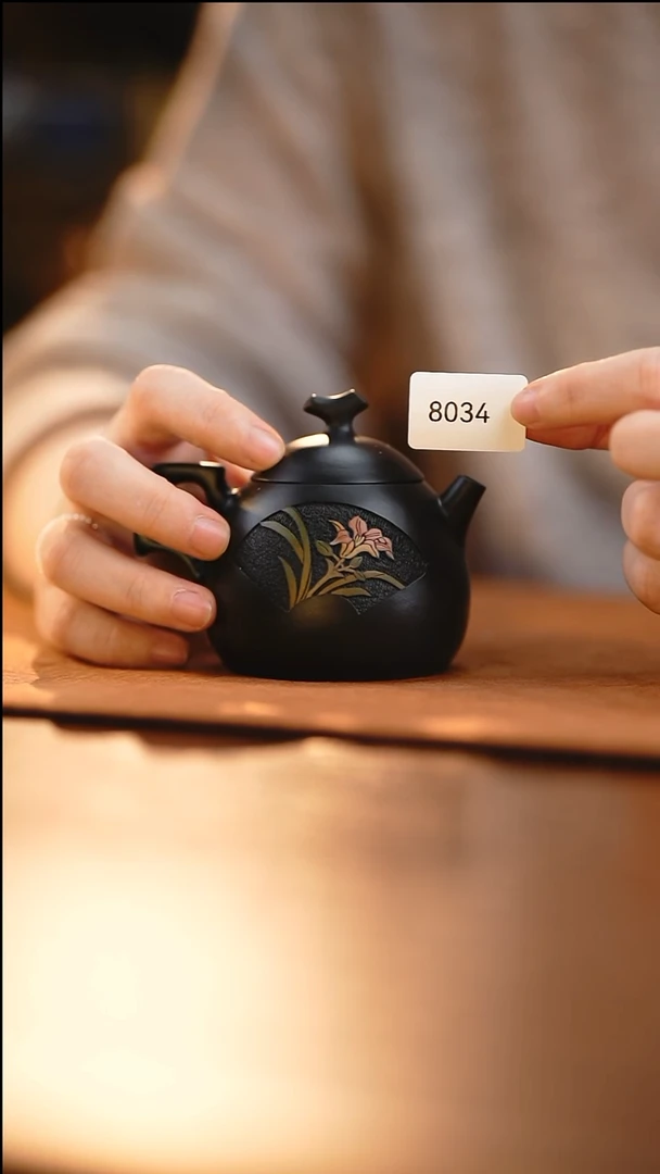 雲梦茶器紫陶茶壶8034