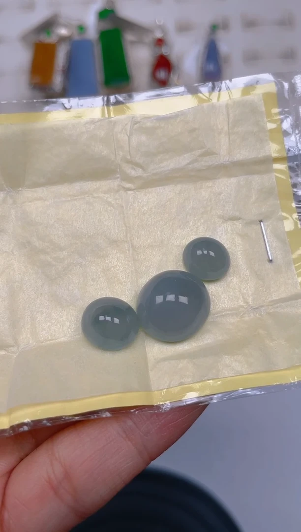 裸石翡翠天然翡翠蛋面89