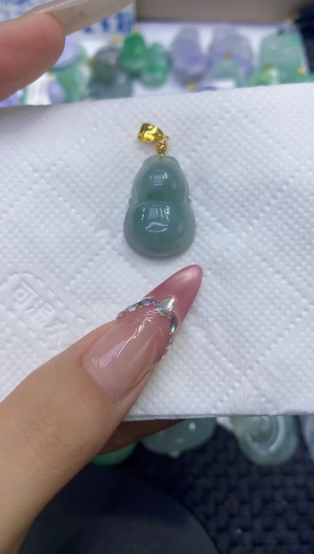 颈饰未镶嵌翡翠天然缅甸A货翡翠