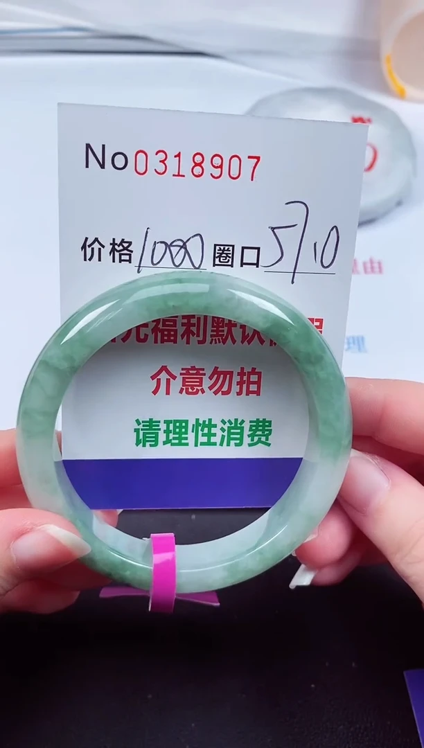 翡翠手镯未镶嵌 0318907
