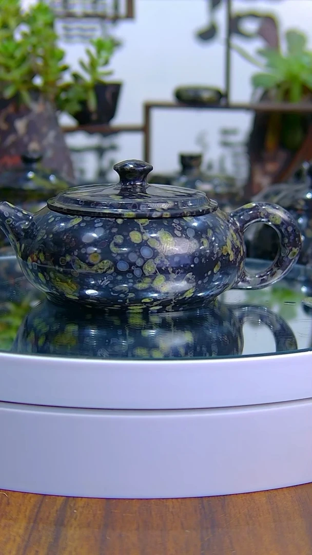 【闪购商品】奢上奢梅花玉茶具