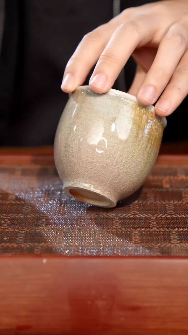 陶瓷奢瓷/瑞寅柴烧茶器（杯子）971微瑕