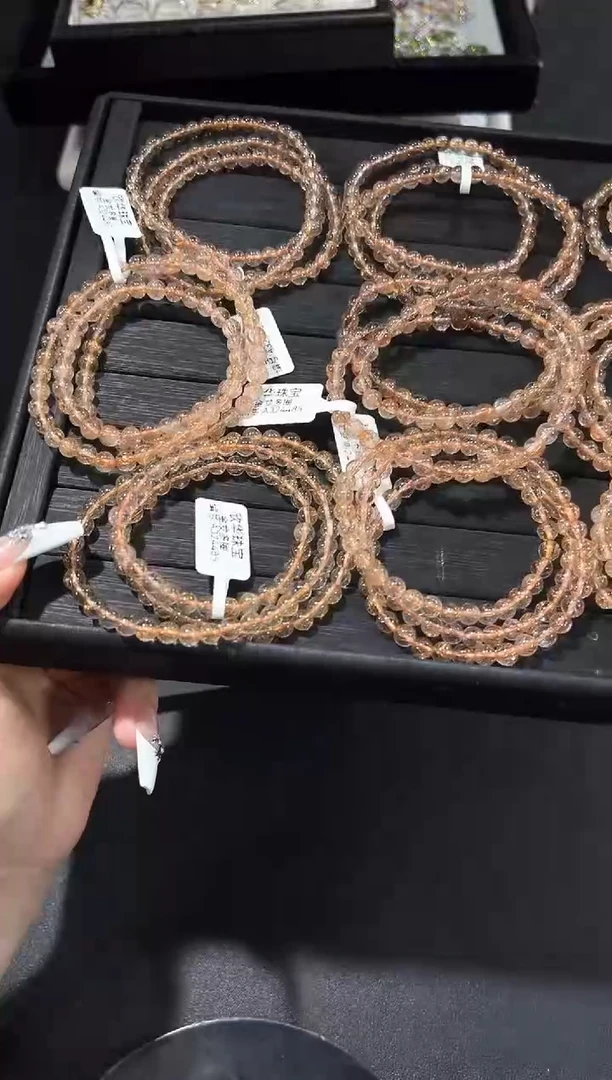 未镶嵌手串水晶45q多样性发其一【1条】默认微瑕