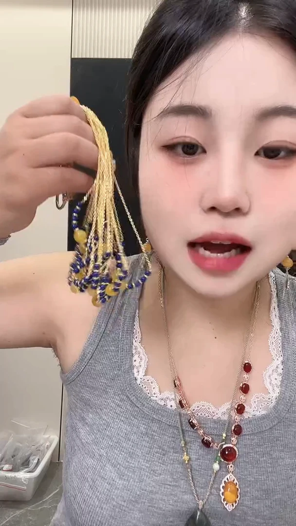未镶嵌颈饰琥珀3014蜜蜡单株项链