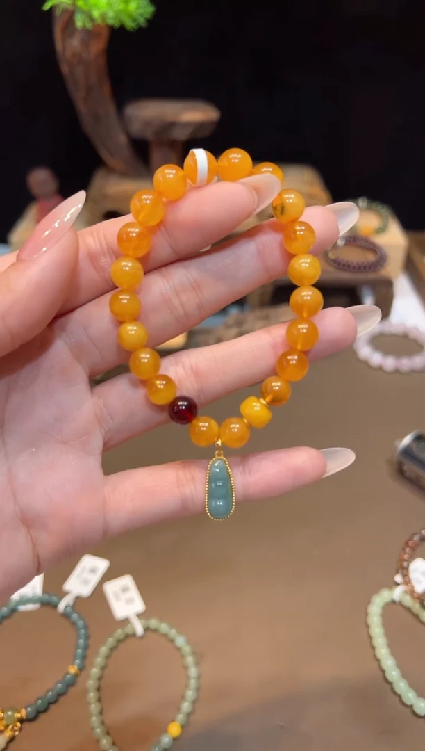 【闪购商品】琥珀手饰未镶嵌手饰@@E3342