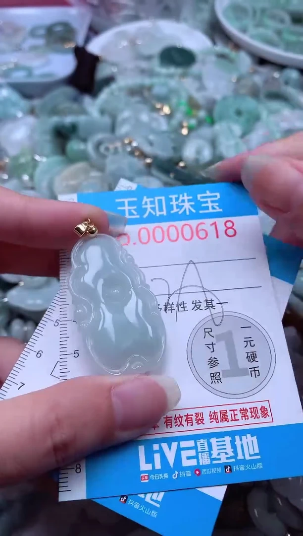翡翠未镶嵌吊坠(不含链)618