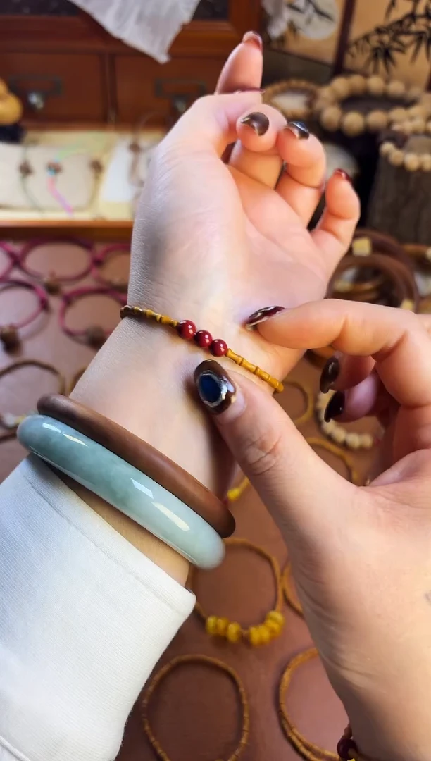 手串桃核竹节三生万物