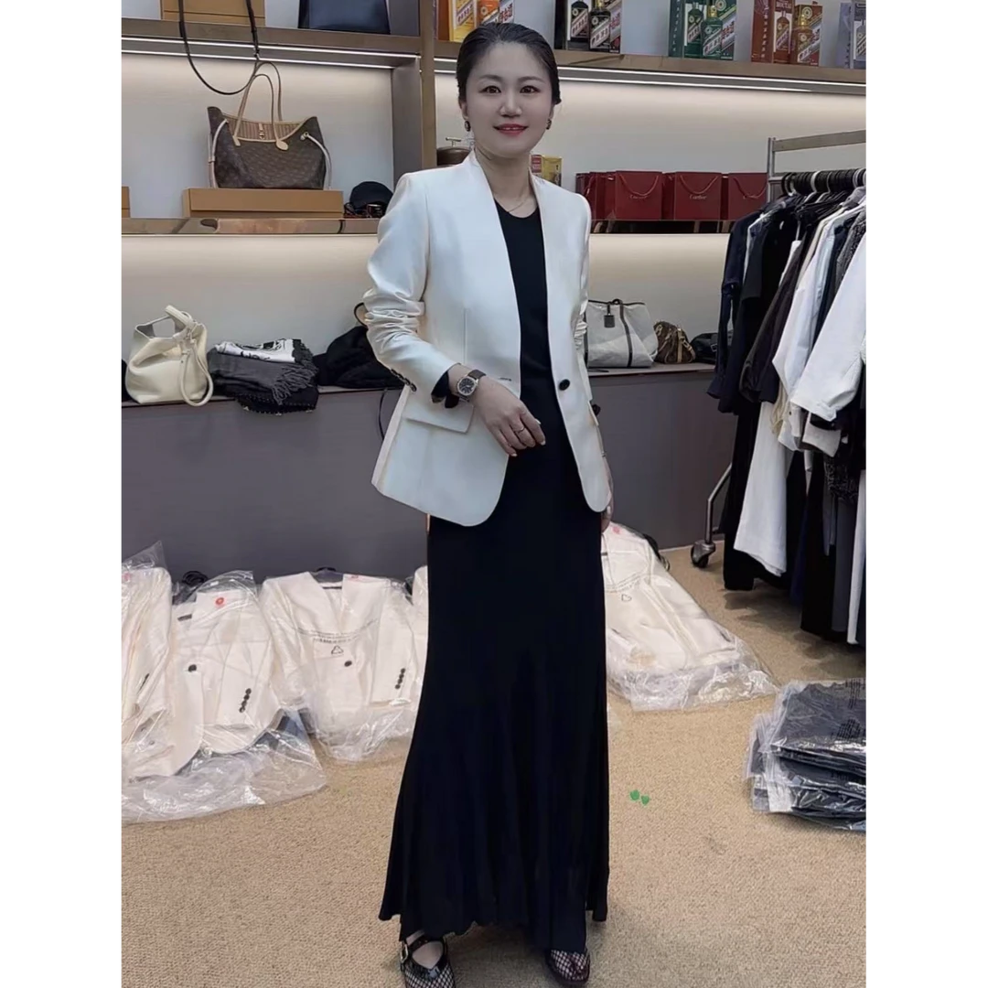 【GELINA】时尚气质设计感休闲无领西装外套女 高级西服474