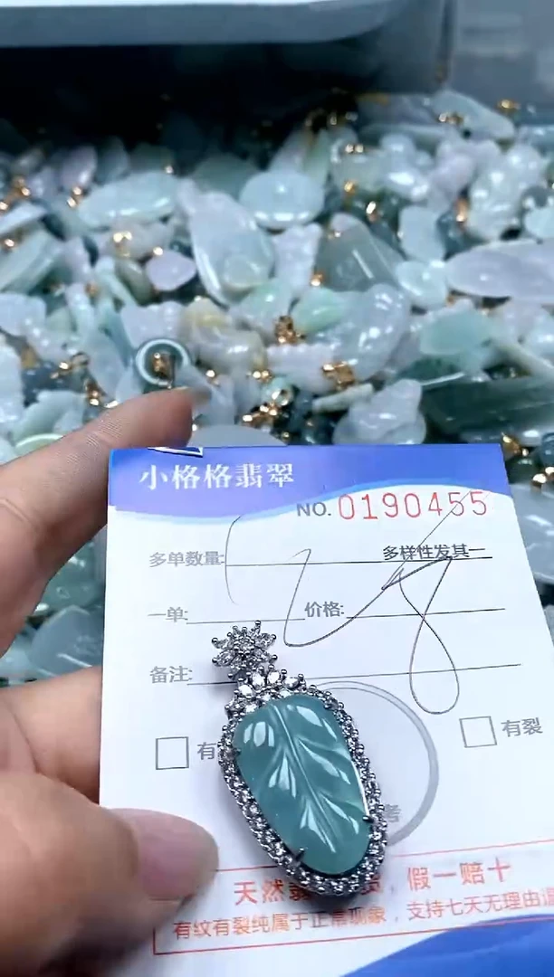 【闪购商品】翡翠颈饰未镶嵌闪购商品0190455