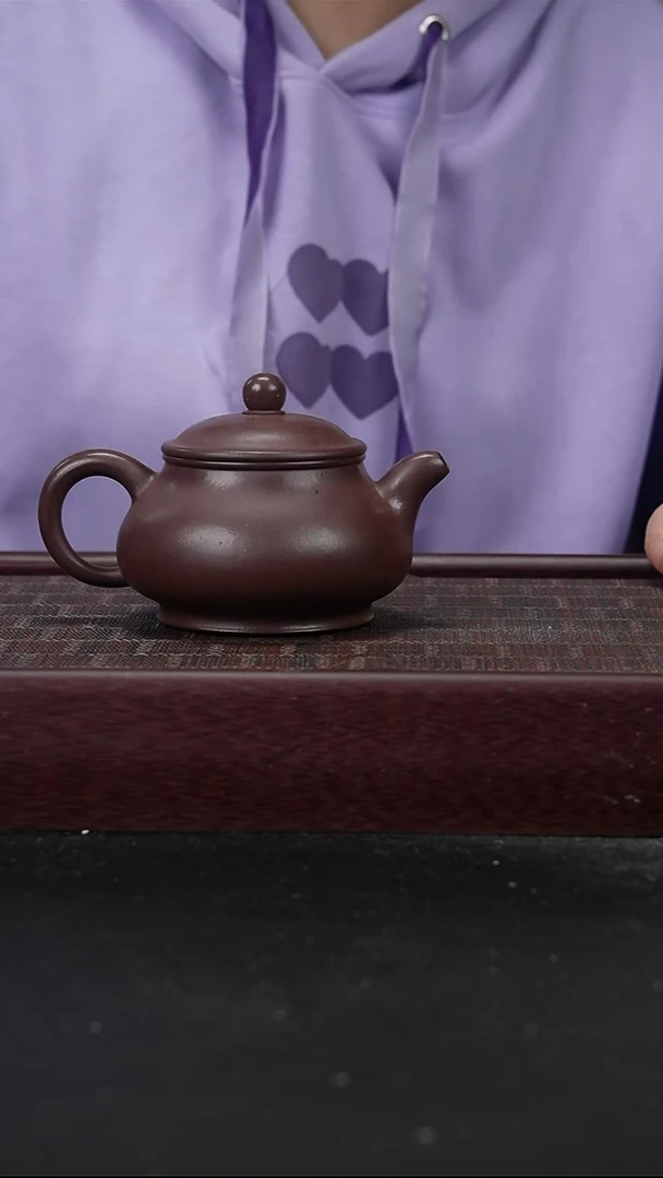 茶壶紫砂jf紫泥 潘壶