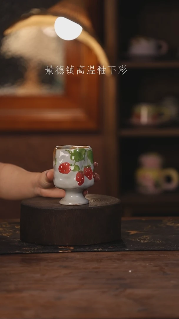 陶瓷景德镇高温釉下手绘陶瓷231