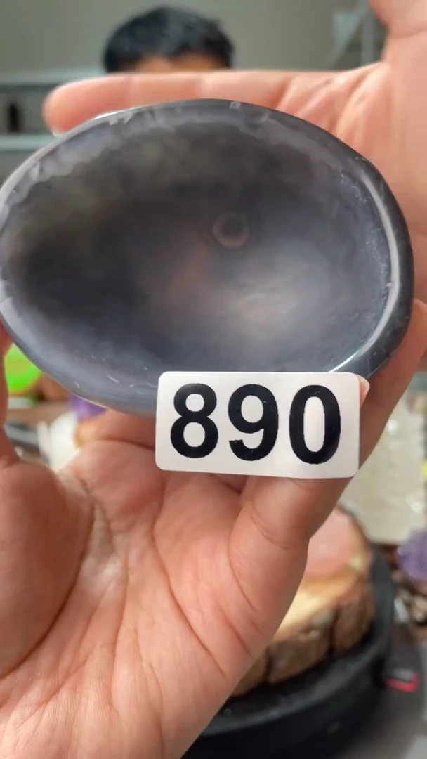 大型摆件（非配饰）未镶嵌水晶玛瑙碗890