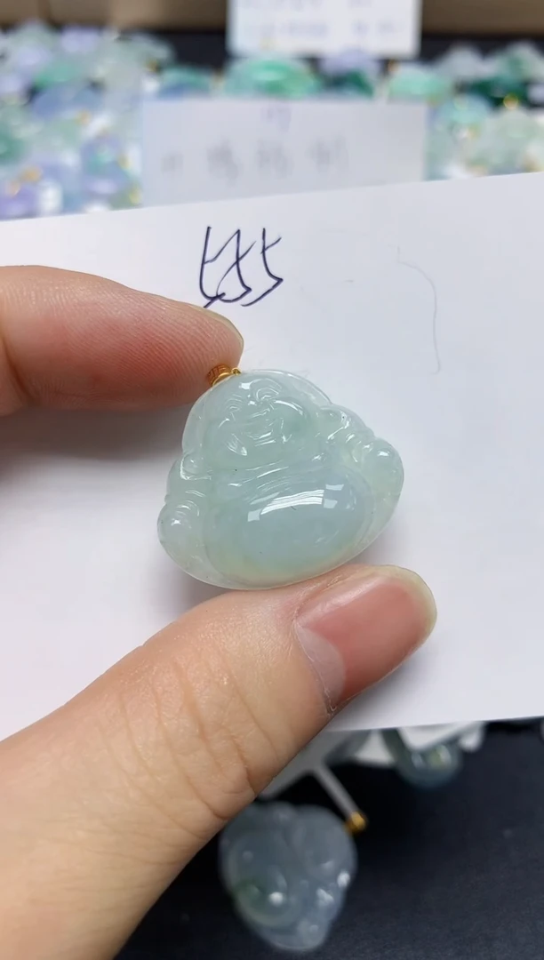 颈饰未镶嵌翡翠天然缅甸翡翠A货翡翠百元以上9元证书费自理