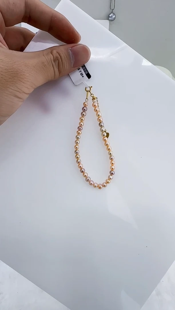 未镶嵌淡水珍珠DA珍珠手链 y354