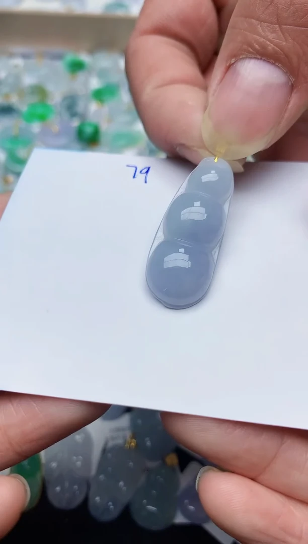 【闪购商品】翡翠颈饰18K金镶嵌天然翡翠A货