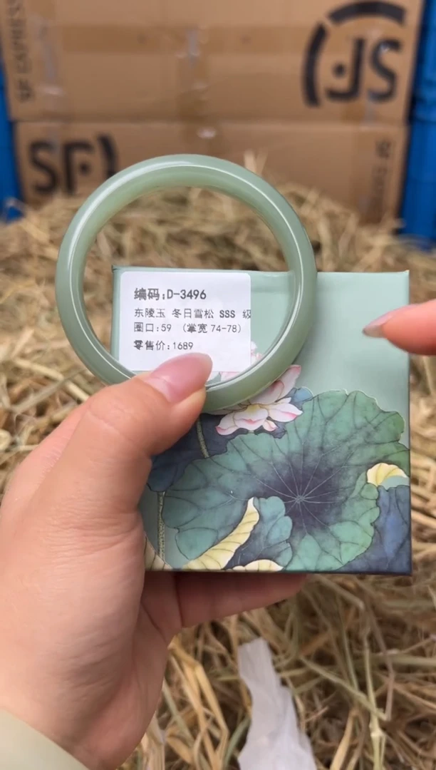 未镶嵌手镯石英质玉D-3496