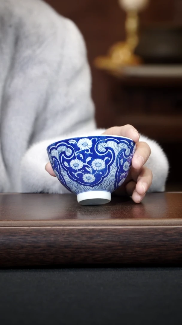 茶杯紫砂福利款青花杯