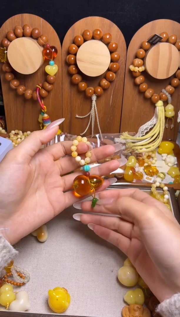 手串猴头核桃_*配饰 大透葫芦吊坠