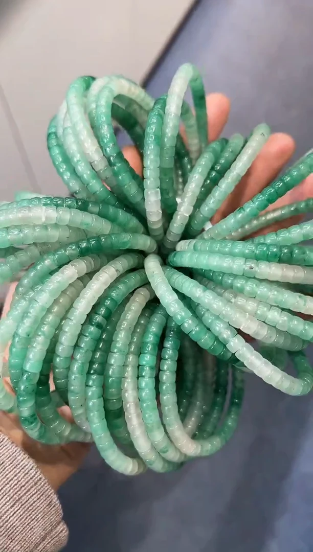 【闪购商品】石英质玉手串未镶嵌非洲翠手串多样性发货拍一发一