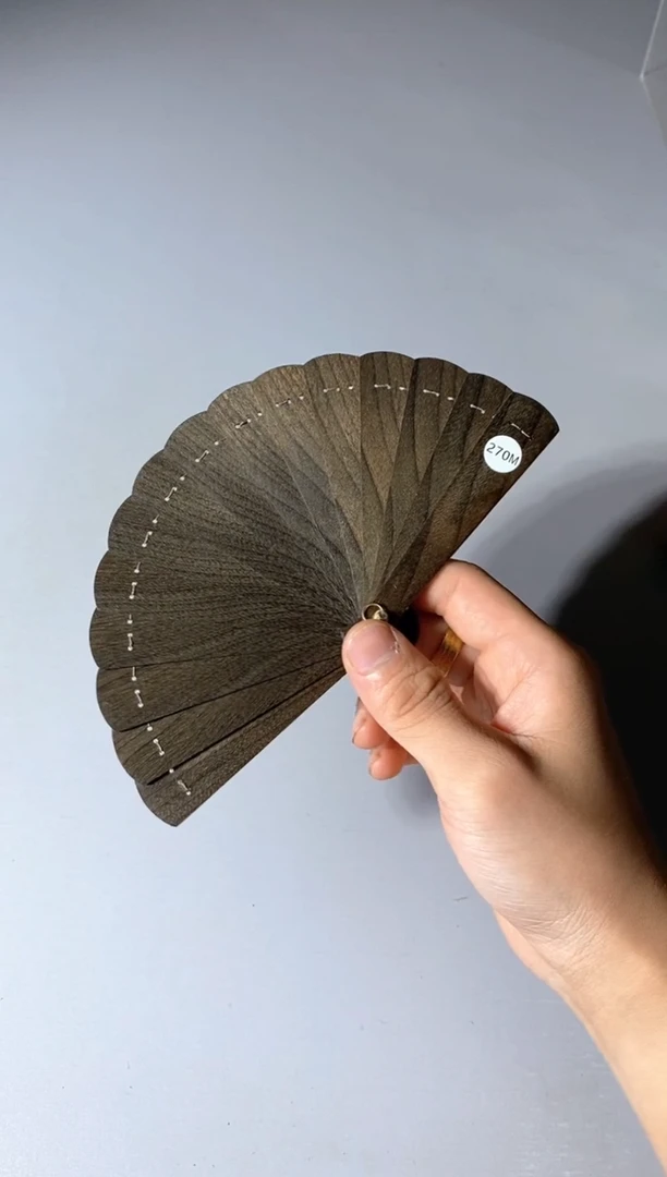 金丝楠270号10cm金丝楠木小叶桢楠掌中扇