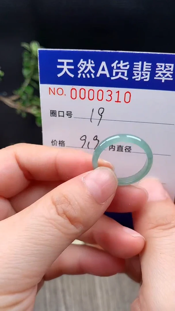 未镶嵌戒指翡翠19#