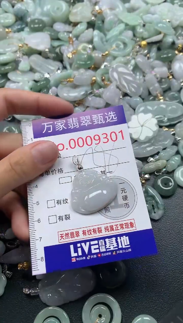 吊坠(不含链)未镶嵌翡翠9301