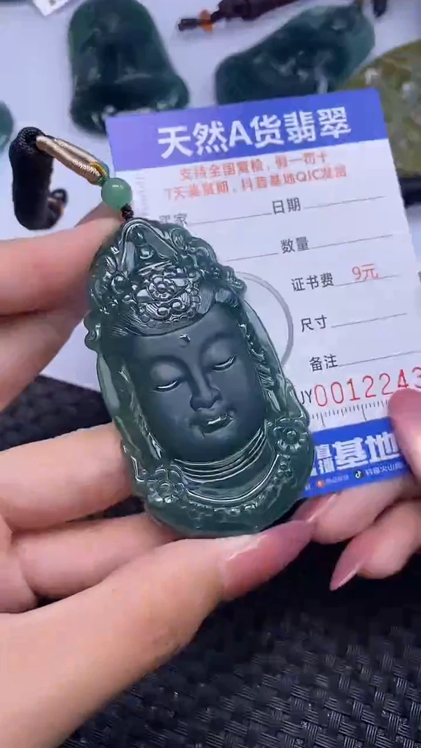 翡翠未镶嵌颈饰    2243