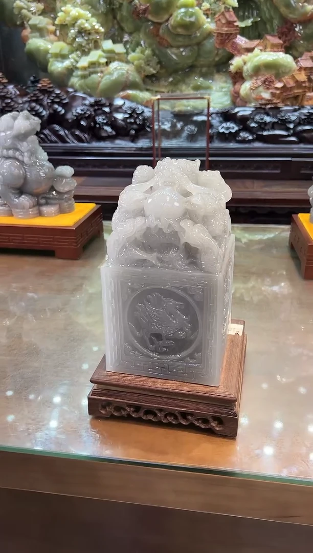 【闪购商品】石材水墨 九龙印