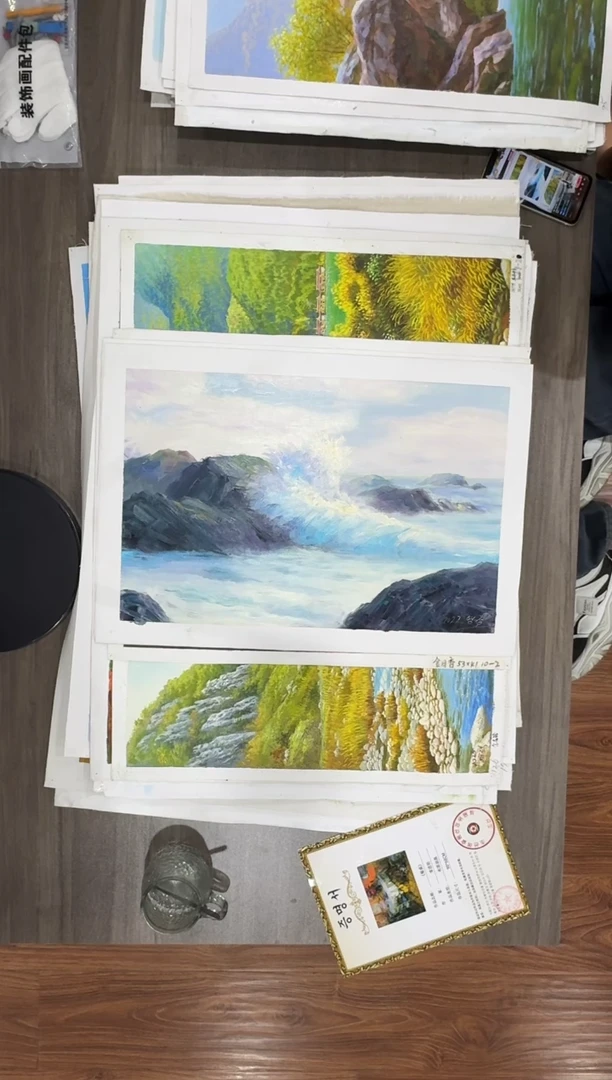 油画【83号】约53*35cm丨朝鲜原创纯手绘孤品油画丨顺丰包邮