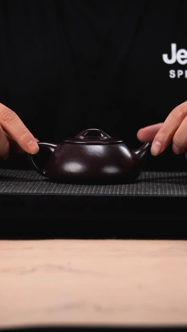 茶壶紫砂紫砂一厂紫罗兰石瓢