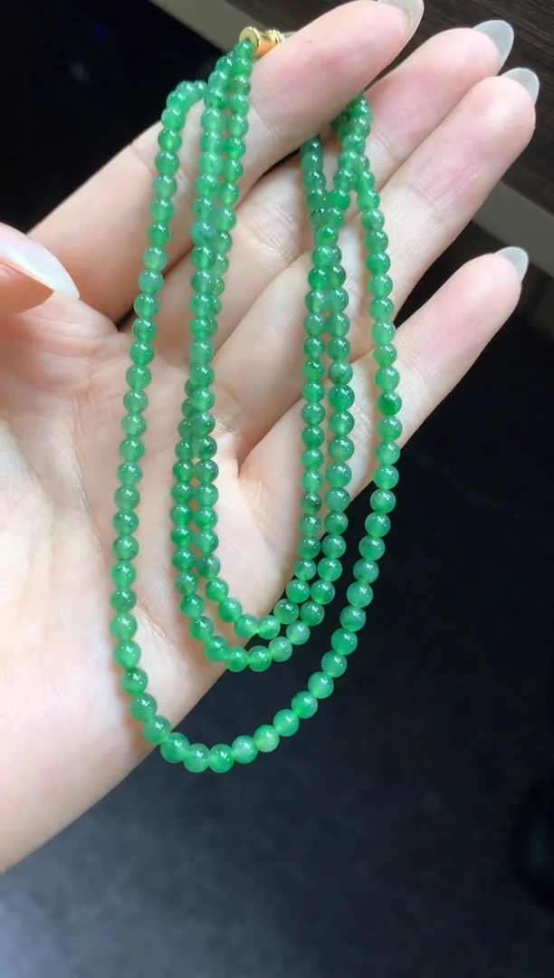 【闪购商品】翡翠项链未镶嵌珠链|4150+415