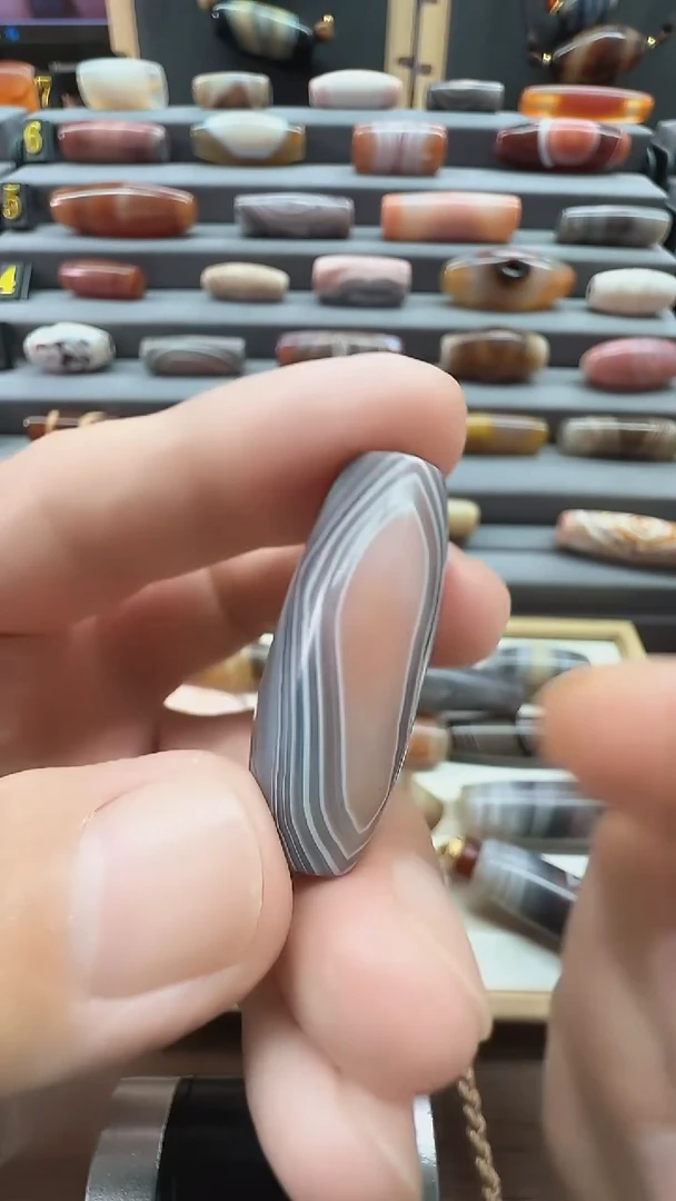 未镶嵌颈饰玛瑙/玉髓玛瑙38*16