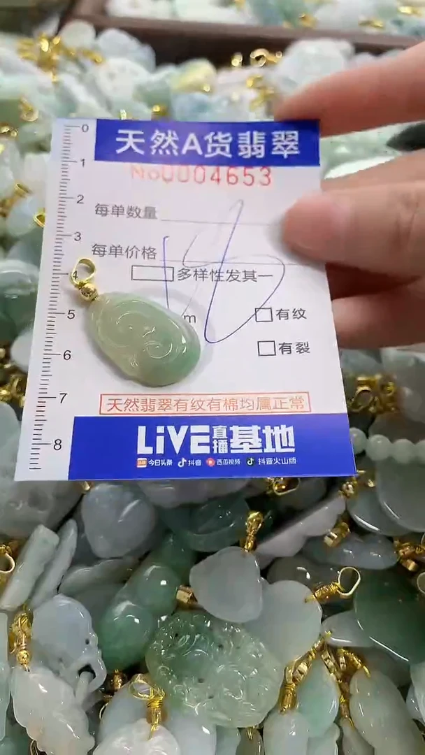 颈饰未镶嵌翡翠天然A货翡翠