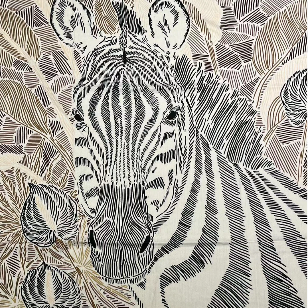 （斑马）新款方巾135*135左右围巾