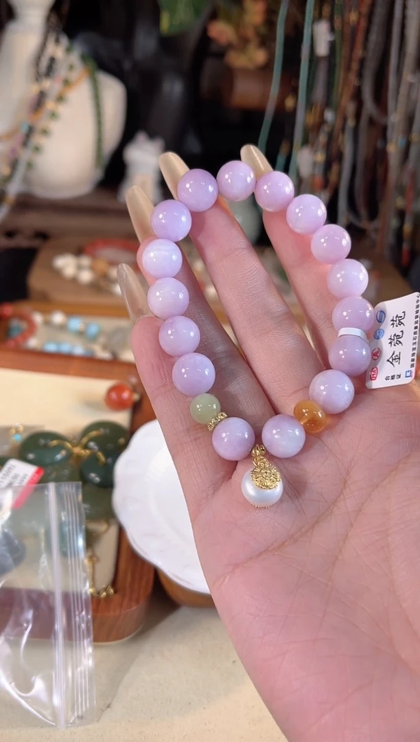 【闪购商品】锂辉石手串未镶嵌多样性发货其一