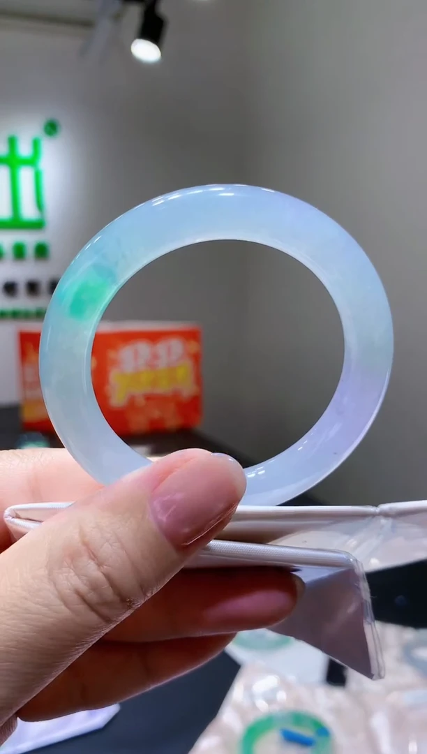 未镶嵌手镯翡翠-k51 天然缅甸A货翡翠52圆条