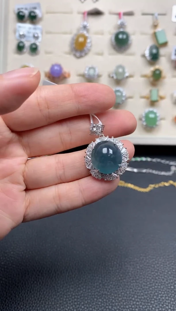 【闪购商品】翡翠戒指银S925镶嵌1111111