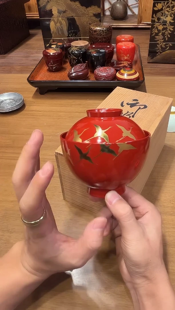 金莳绘 盖碗五只