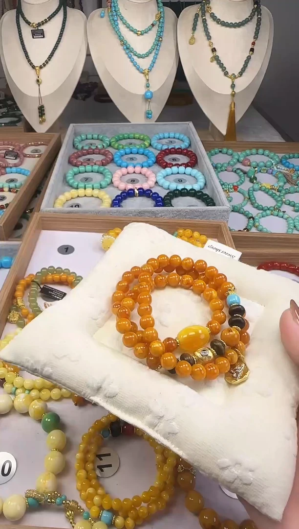 大漆工艺品手串/手链汀禾珍品——45