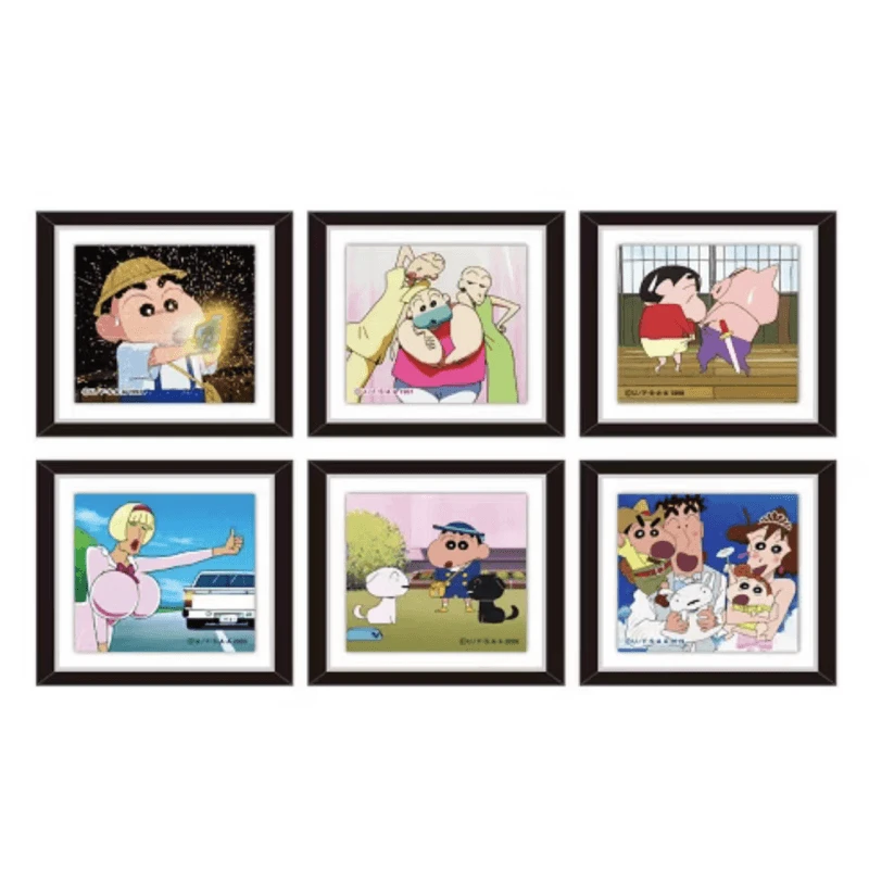 双叶社【拆盒】蜡笔小新动漫周边限定蓝盒冰箱贴收藏盲盒（代拆）