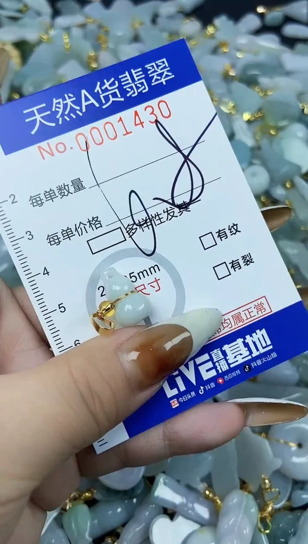 【闪购商品】翡翠颈饰未镶嵌天然A货翡翠
