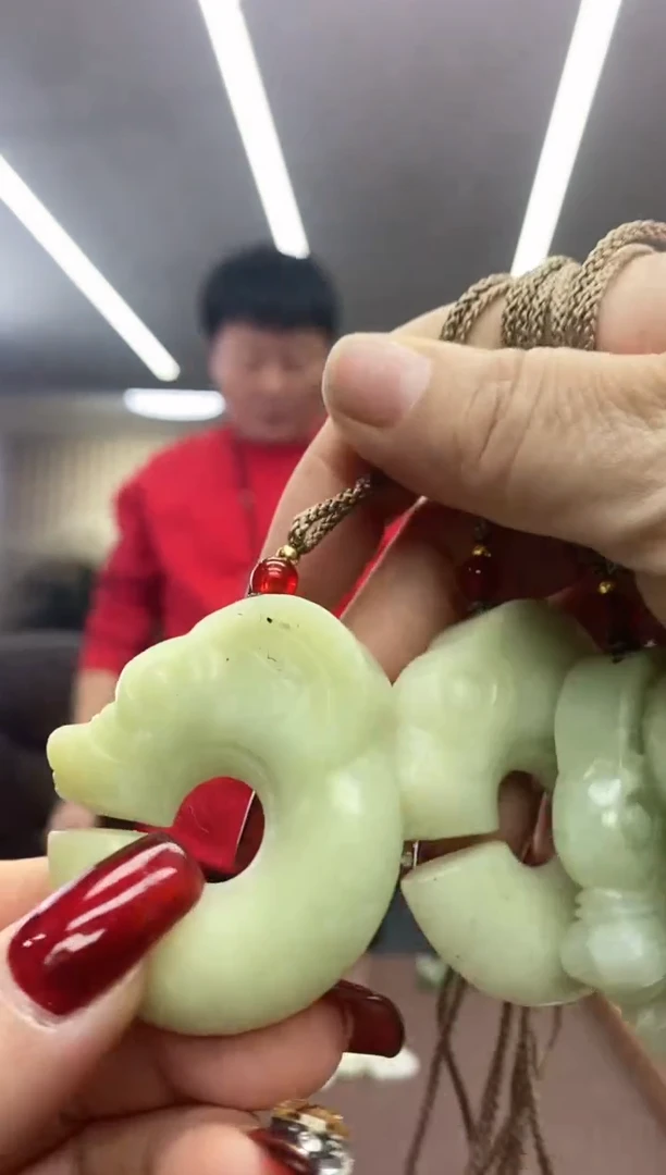 【闪购商品】岫玉龙扣未镶嵌多样式发货随机发一