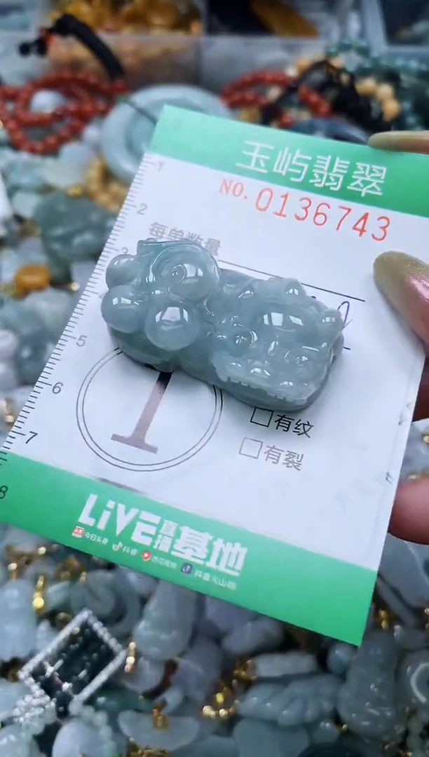 翡翠未镶嵌颈饰闪购0136743