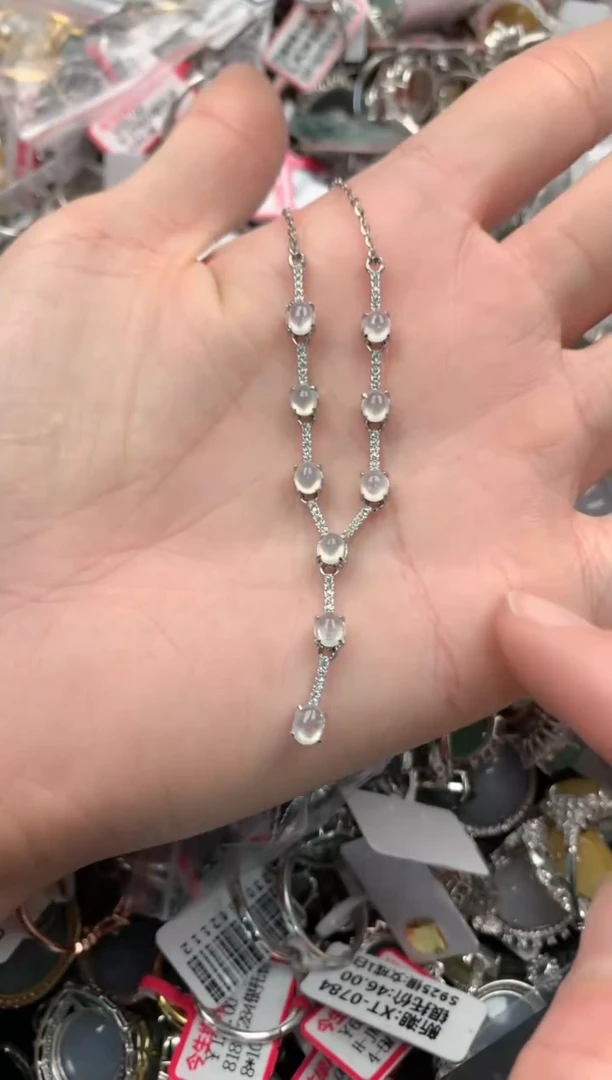 银S925镶嵌戒指翡翠999   3